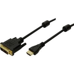 HDMI / DVI Cavo 2.00 m Nero [1x Spina HDMI - 1x Spina DVI 18+1 poli]