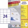 Avery-Zweckform Etichette 70 x 36 mm Carta Bianco 5280 pz. Permanente Etichetta universale Inchiostro, Laser,