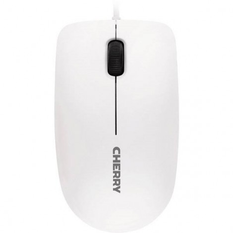 CHERRY MC 1000 USB Mouse Ottico Bianco, Grigio
