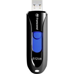 Transcend JetFlash® 790 Chiavetta USB 512 GB Nero, Blu USB 3.2 Gen 2 (USB 3.1)