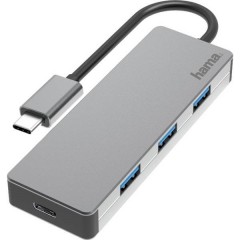 Hama 4 Porte USB-C™ (USB 3.1) Multiport Hub Antracite