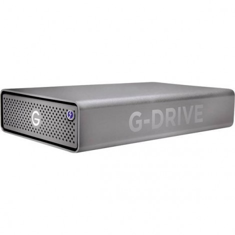 SanDisk Professional G-Drive Pro 4 TB Hard Disk esterno da 3,5 USB 3.2 Gen 1 (USB 3.0), Thunderbolt 3 Grigio Siderale
