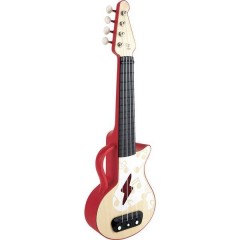 Hape Mini chitarra Elektrische Lern-Ukulele, Rot