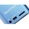 Mini altoparlante Technaxx MusicMan Mini AUX, SD, USB Blu