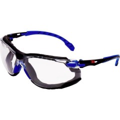 Occhiali di protezione antiappannante Blu-nero DIN EN 166