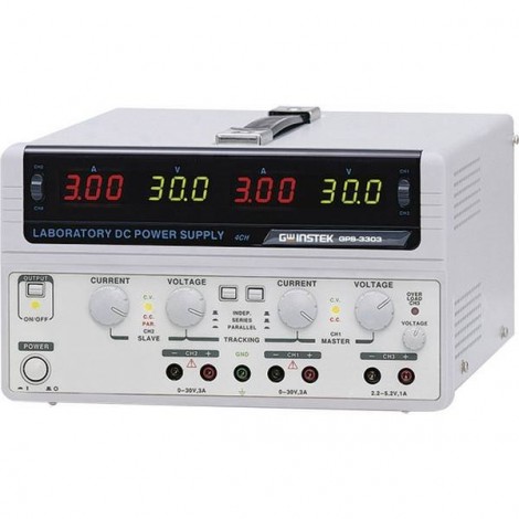 GW Instek GPS-3303-S Alimentatore da laboratorio regolabile 0 - 30 V/DC 0 - 3 A 195 W Num. uscite 3 x