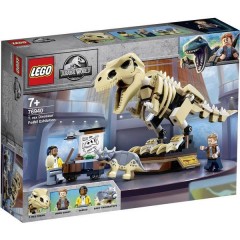 LEGO® JURASSIC WORLD™ T Scheletro REX nella mostra dei fossili
