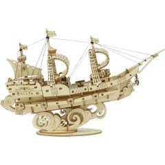 Barca a vela (kit di costruzioni in legno Lasercut)