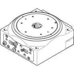 Tavolo rotante DHTG-140-4-A Materiale cassa: Alluminio battuto 1 pz.