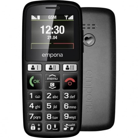 HAPPY 2G Smartphone senior 32 MB 1.33 pollici (3.4 cm) SIM singola Produttore indipendente Nero