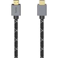 HDMI Cavo 2 m Grigio, Nero [1x Spina HDMI - 1x Spina HDMI]