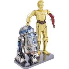 Star Wars Set C-3PO + R2D2 Kit di metallo