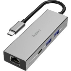 4 Porte USB-C™ (USB 3.1) Multiport Hub Grigio