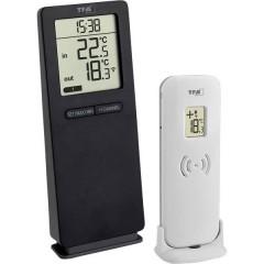 Funk-Thermometer LOGOneo Termometro digitale senza fili Nero