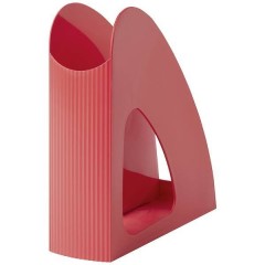 Re-LOOP Porta riviste DIN A4, DIN C4 Rosso Plastica riciclata 1 pz.