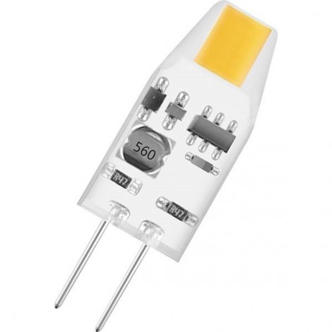 LED (monocolore) ERP F (A - G) G4 1 W = 10 W Bianco caldo (Ø x L) 10 mm x 30 mm 1 pz.