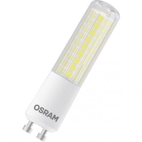 LED (monocolore) ERP E (A - G) GU10 a forma di batteria 7 W = 60 W Bianco caldo (Ø x L) 20 mm x 82