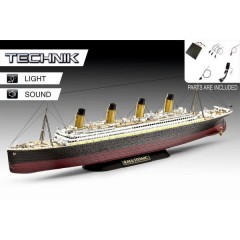 Nave in kit da costruire RV 1:400 RMS Titanic - Technik 1:400