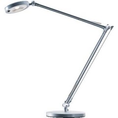 Lampada da tavolo LED 4.8 W Bianco neutro Argento