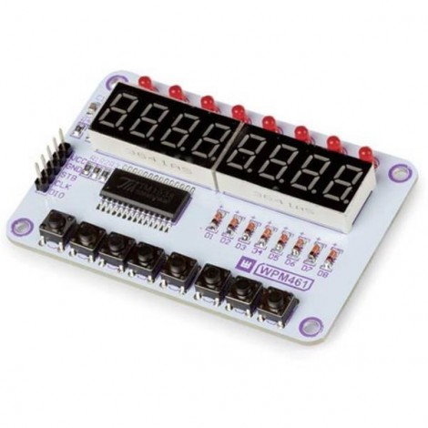 modulo con pulsante e display con chip TM1638