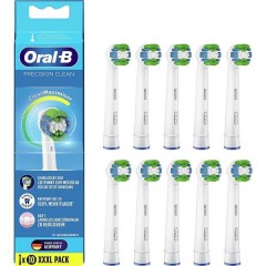 Precision Clean Testine per spazzolino da denti elettrico 10 pz. Bianco