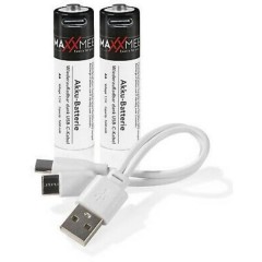 AA-USB-C Batteria ricaricabile Stilo (AA) NiMH 1600 mAh 1.2 V 2 pz.