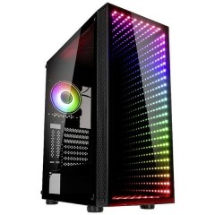 Midi-Tower PC Case da gioco, Contenitore Nero