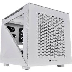 Thermaltake Divider 200 TG Air Snow Micro-Tower PC Case Bianco 2 ventole pre-montate, finestra laterale, filtro per la