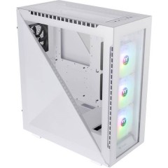 Thermaltake Divider 500 TG Snow ARGB White Midi-Tower PC Case Bianco 3 ventole LED pre-montate, 1 ventola pre-montata,