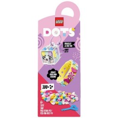 LEGO® DOTS Cinturino da polso e portachiavi Candy Kitty