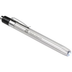 Lampada a forma di penna Penlight a batteria Argento