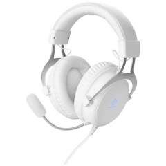 Cuffia Headset per Gaming 2x 3.5 Jack (Cuffia/Mic.), USB Filo Cuffia Over Ear Bianco Stereo