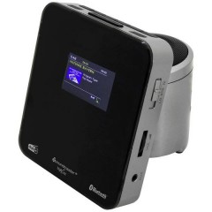 Radiosveglia DAB+, FM AUX, Bluetooth, DAB+, FM, USB Funzione allarme Grigio