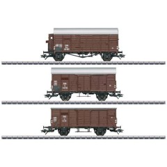 Kit di 3 vagoni merci H0 per la serie 1020 dellOBB