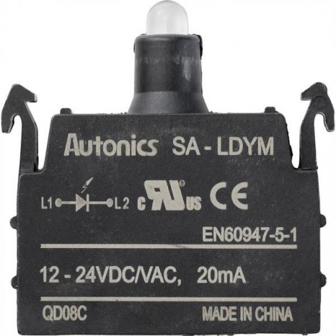 SA-LDYM LED Giallo 12 V, 24 V 1 pz.