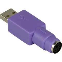 USB / PS/2 Mouse e tastiera Adattatore [1x Spina A USB 2.0 - 1x Presa PS/2]