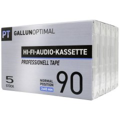 Audiocassette 90 min Kit da 5