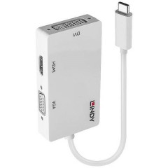 USB-C™, VGA Convertitore [1x spina USB-C™ - 1x Presa DVI 24+5 poli, Presa HDMI, Presa VGA]