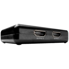 2 Porte Distributore, splitter HDMI 3840 x 2160 Pixel Nero