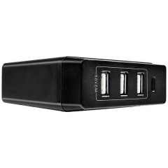 Lindy Caricatore USB Presa di corrente Corrente di uscita max. 3 A 4 x USB-A, USB-C® USB Power Delivery 