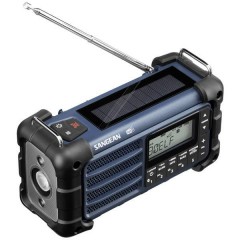 MMR-99 Radio portatile DAB+, DAB, FM DAB+, FM, Bluetooth Pannello solare, antispruzzo , antipolvere Blu