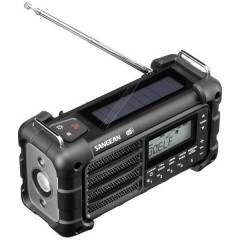MMR-99 Radio portatile DAB+, DAB, FM DAB+, FM, Bluetooth Pannello solare, antispruzzo , antipolvere Nero