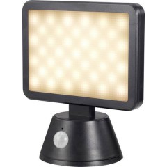 Lampada da parete per esterni a LED 10 W Bianco caldo Nero