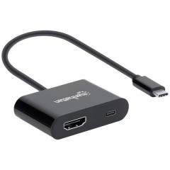 USB 2.0 Adattatore [1x spina USB-C™ - 1x Presa HDMI, presa USB-C™ (Power Delivery)] connettore