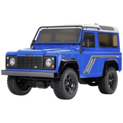 Land Rover Defender 90 Blu Brushless 1:10 Automodello Elettrica Fuoristrada 4WD In kit da costruire