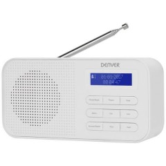 DAB-42 Radio tascabile DAB+, FM DAB+, FM Funzione allarme Bianco