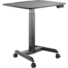 Tavolino per lavoro in piedi SP-SSW-300 Colore piastra tavolo: Nero (L x A x P) 600 x 780