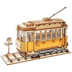 Lasercut kit di costruzione in legno tram