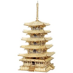 Lasercut kit di legno pagode