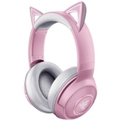 Kraken BT Kitty Edition Gaming Cuffie Over Ear Bluetooth Stereo Rosa regolazione del volume